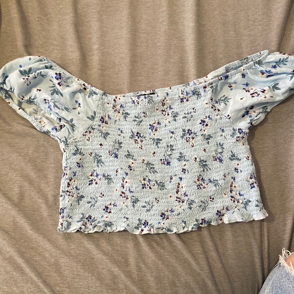 Rue off the shoulder crop top